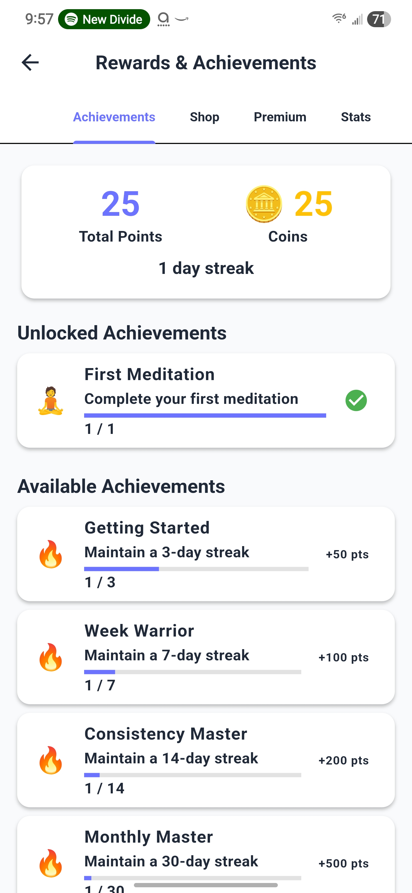 Artemis App Screenshot