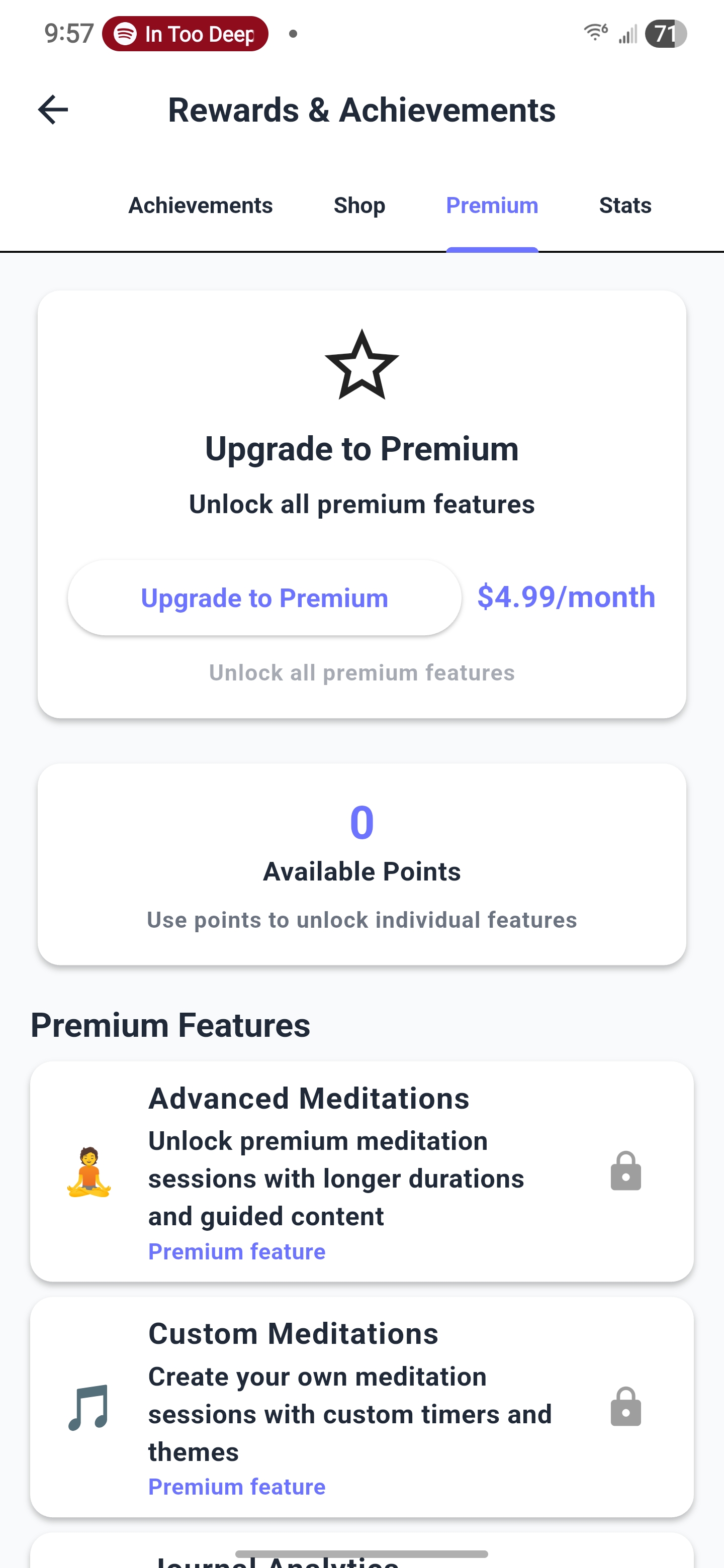 Artemis App Screenshot